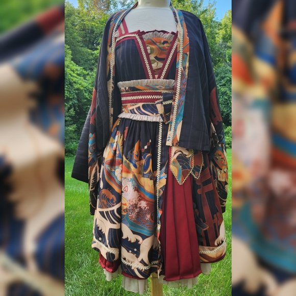 Kaeseki haori and kimono style dress - Picture 2 of 7